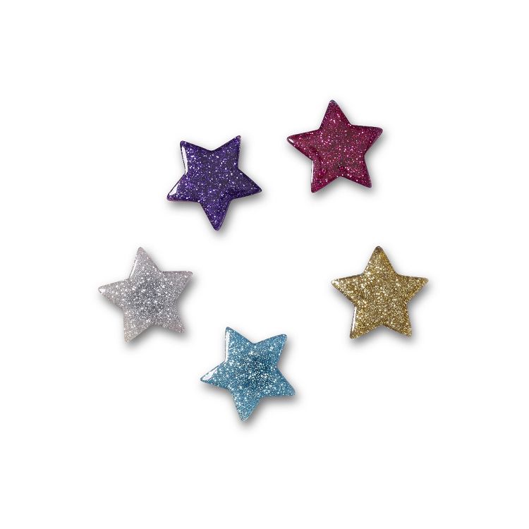 Icon Glitter Stars 5 Pack
