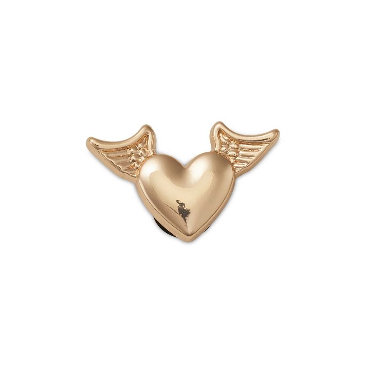 Gold Heart with Wings