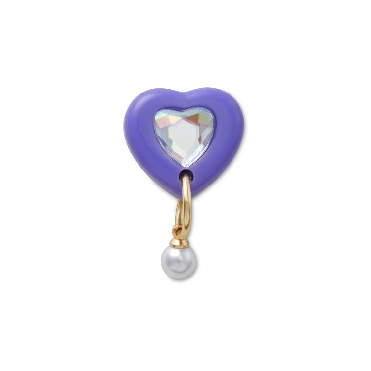 Purple Heart With Pearl