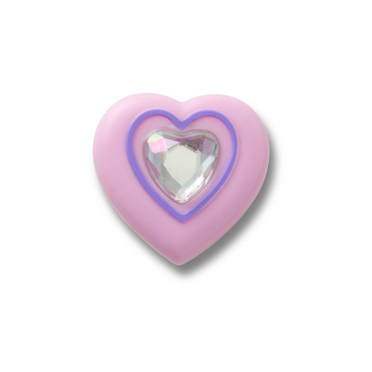 Pink Heart With Gem