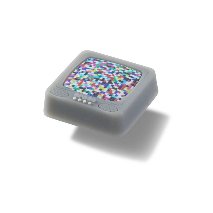 Lights Up Pixelated TV