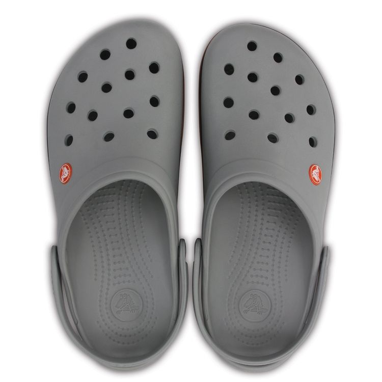 Crocband - Light Grey/Navy