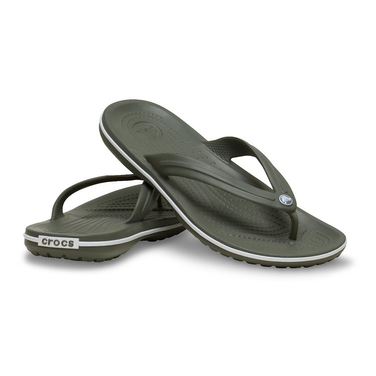 Crocband Flip - Dusty Olive