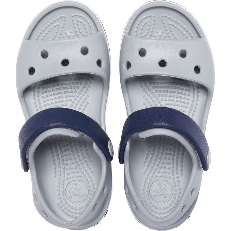 Crocband Sandal Kids - Light Grey/Navy