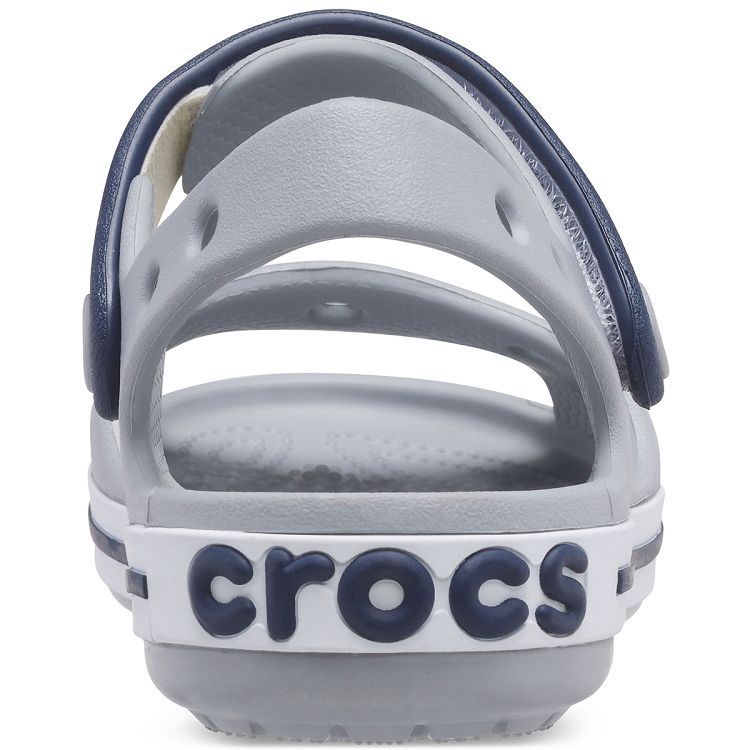 Crocband Sandal Kids - Light Grey/Navy