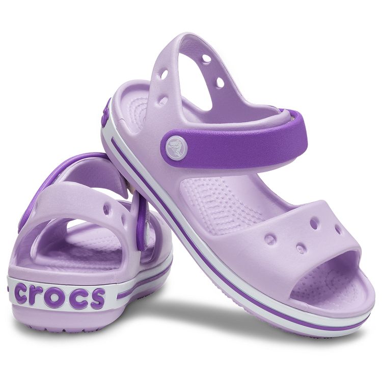 Crocband Sandal Kids - Lavender/Neon Purple