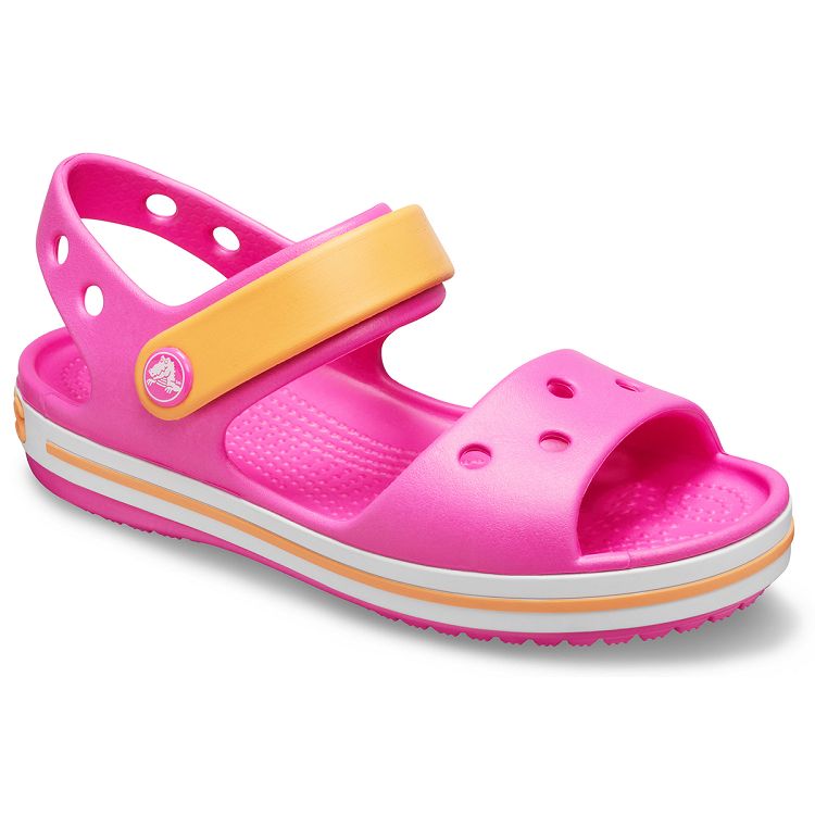 Crocband Sandal Kids - Electric Pink/Cantaloupe