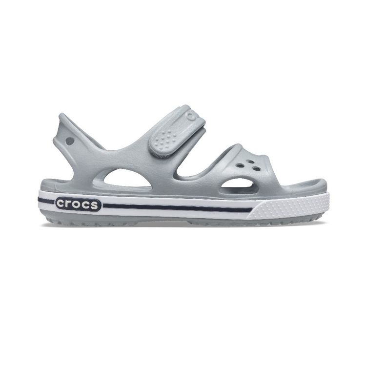 Crocband II Sandal PS - Light Grey/Navy