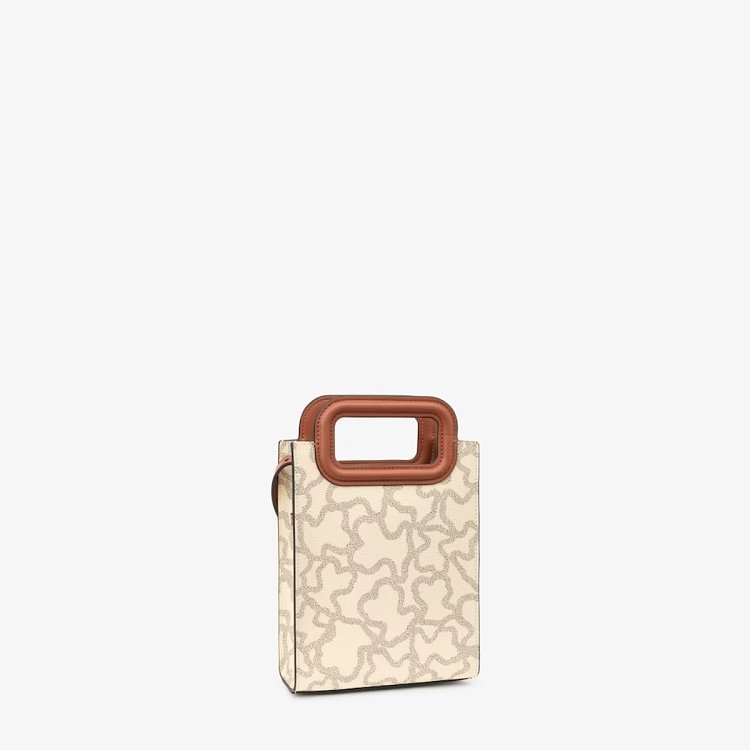 Mini Bolso Pop K Icon Beige-Multi - BEIGE