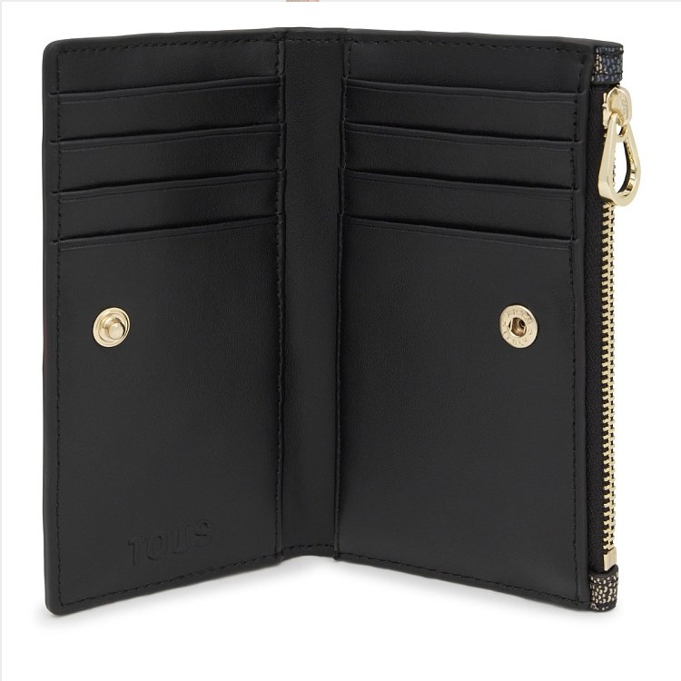 BILLETERA S. FLAT KAOS ICON NEGRO-MULTI - NEGRO