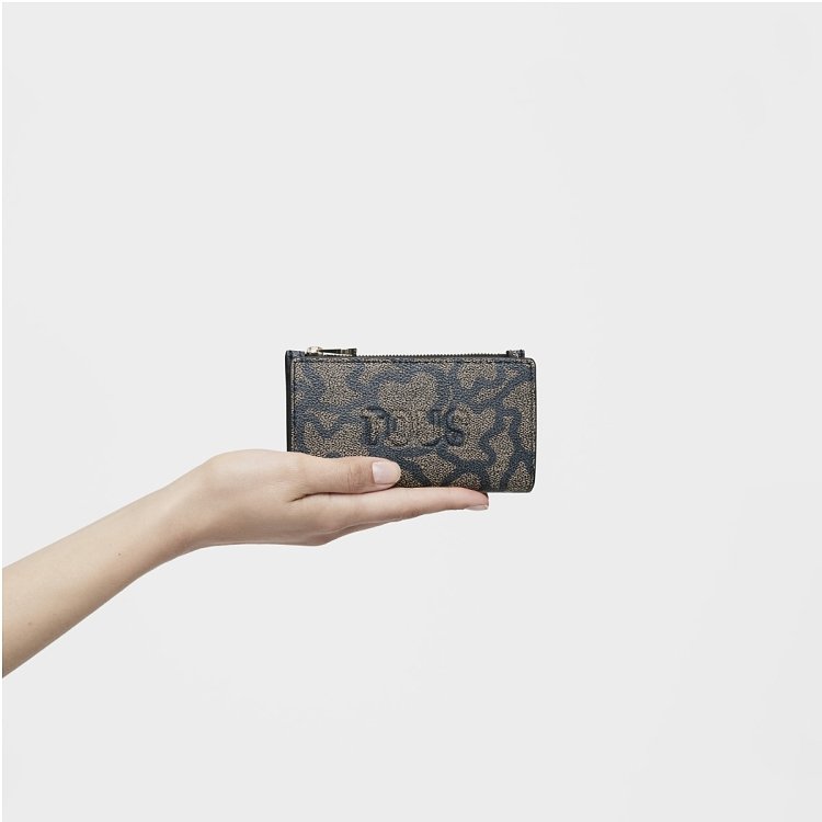 BILLETERA S. FLAT KAOS ICON NEGRO-MULTI - NEGRO