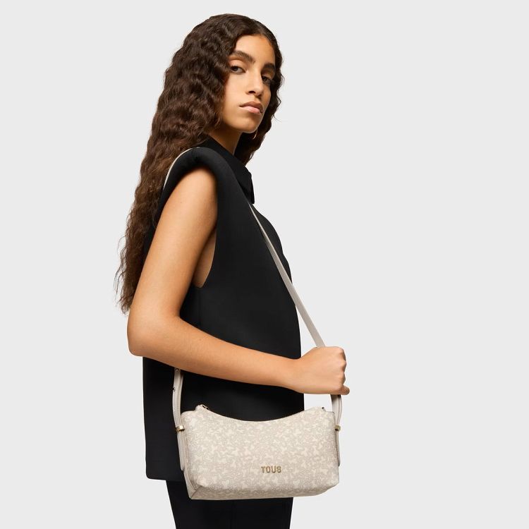 BANDOLERA M. KAOS MINI LINES BEIGE - BEIGE