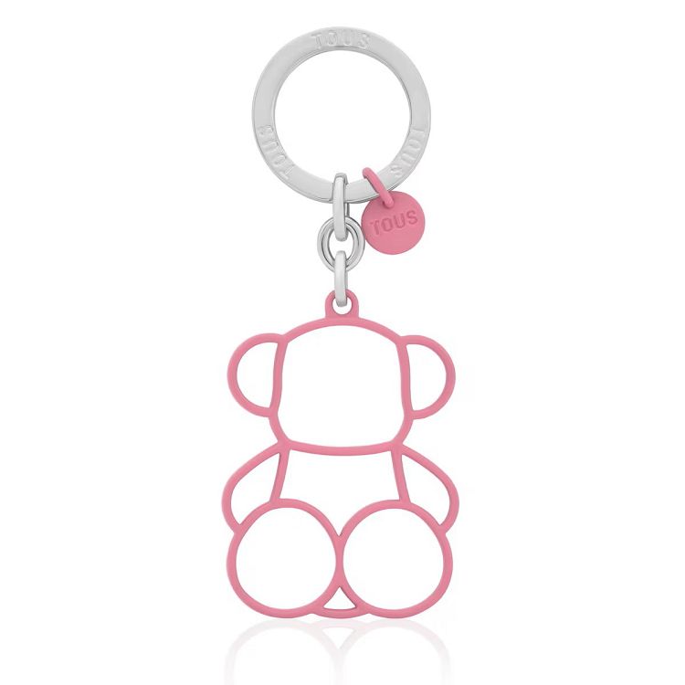 LLAVERO SILHOUETTE BOLD BEAR ROSA - ROSA