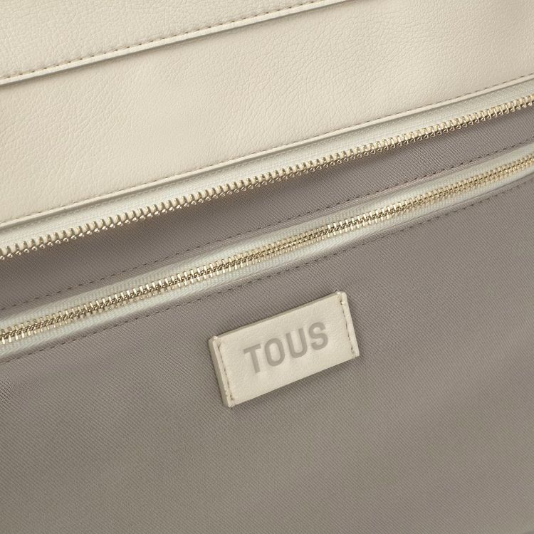 CAPAZO L. TOUS BUCKLES SILHOUETTE BEIGE - BEIGE