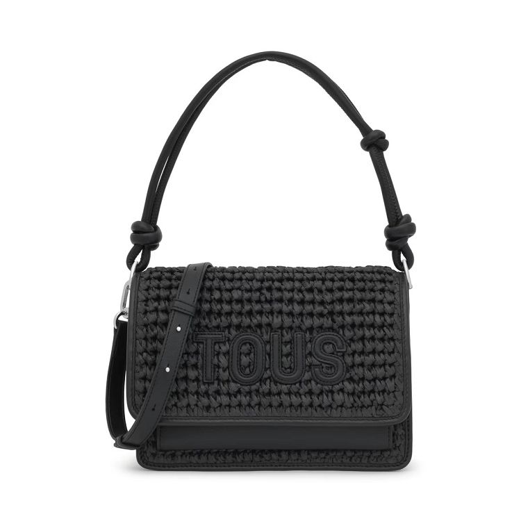 BANDOLERA M.AUDREE RAFIA NEGRO - NEGRO