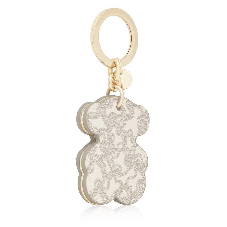 LLAVERO TRIPLE BEAR BEIGE - BEIGE