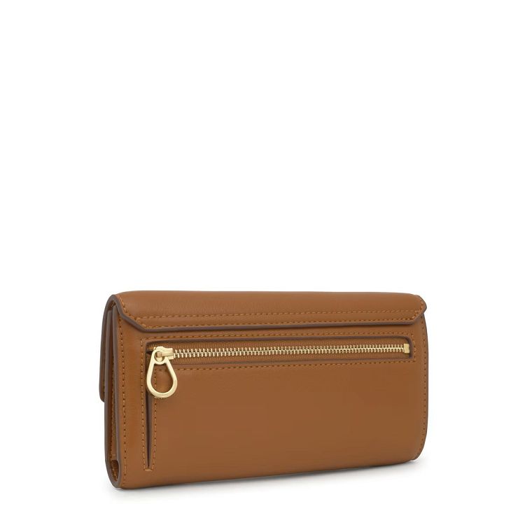 BILLETERA L. POCKET TOUS BLOOM CAMEL - CAMEL