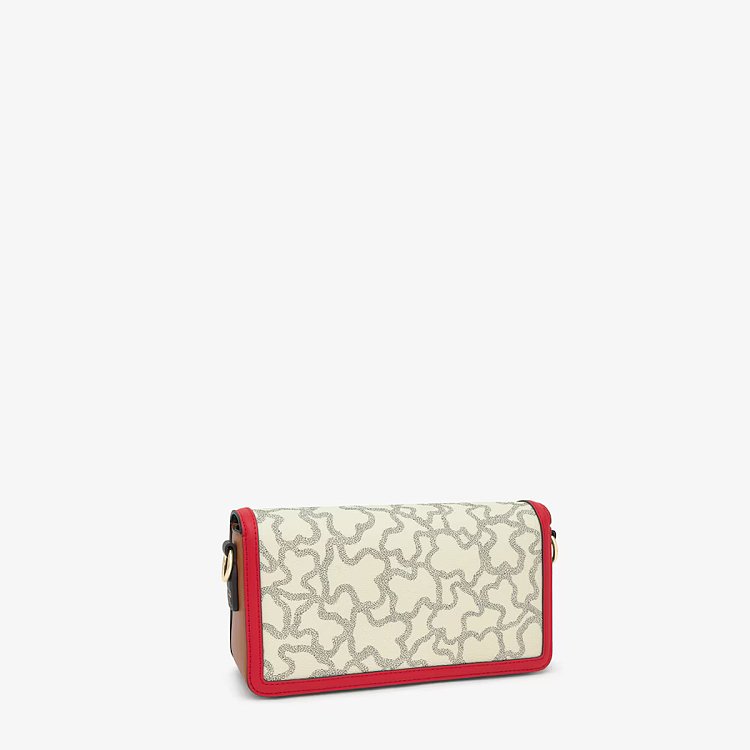 BANDOLERA S. KAOS ICON BEIGE-NEGRO - BEIGE - NEGRO
