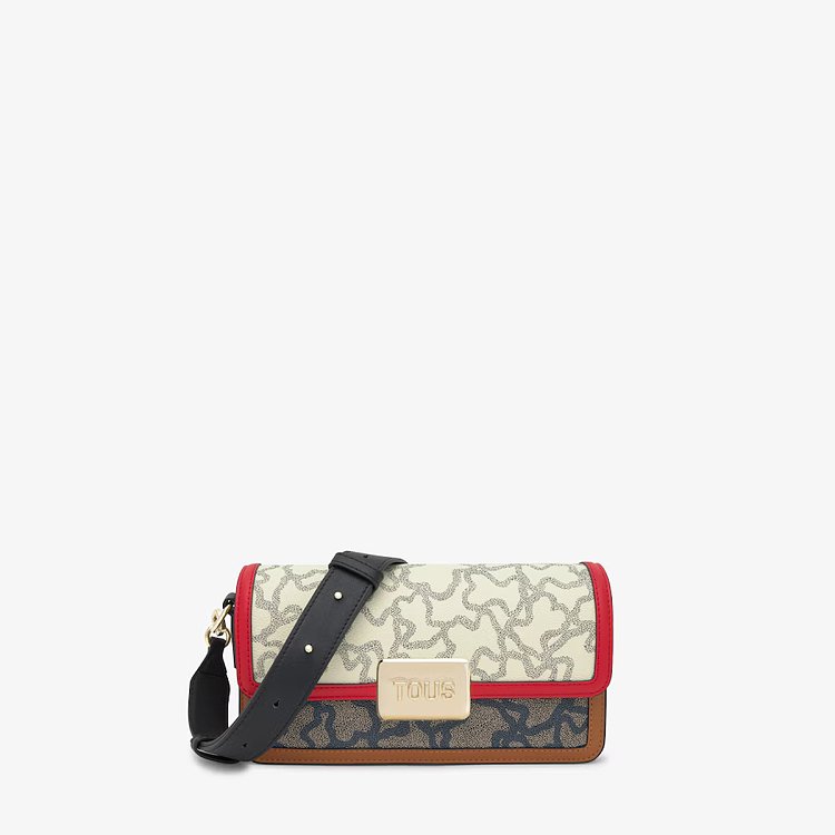 BANDOLERA S. KAOS ICON BEIGE-NEGRO - BEIGE - NEGRO