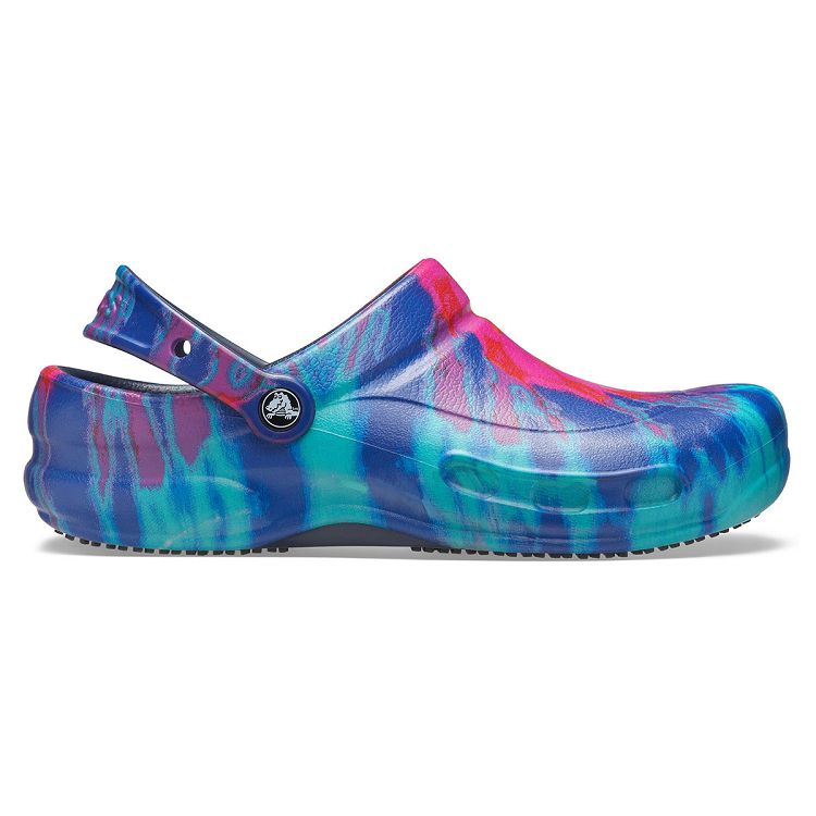 Bistro Graphic Clog - Navy