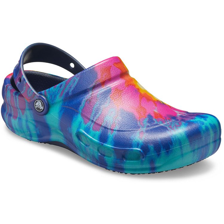 Bistro Graphic Clog - Navy
