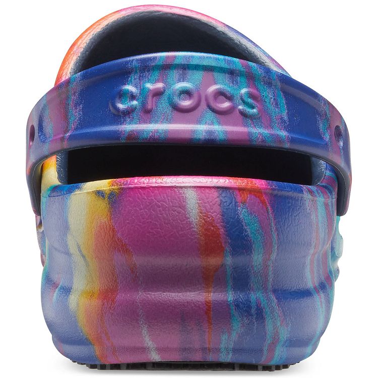 Bistro Graphic Clog - Navy