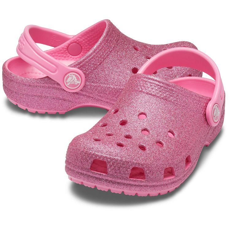 Classic Glitter Clog K - Pink Lemonade