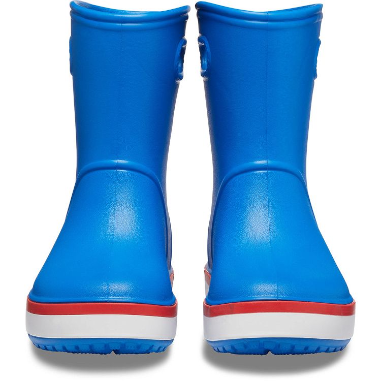 Crocband Rain Boot K - Bright Cobalt/Flame