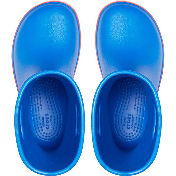 Crocband Rain Boot K - Bright Cobalt/Flame