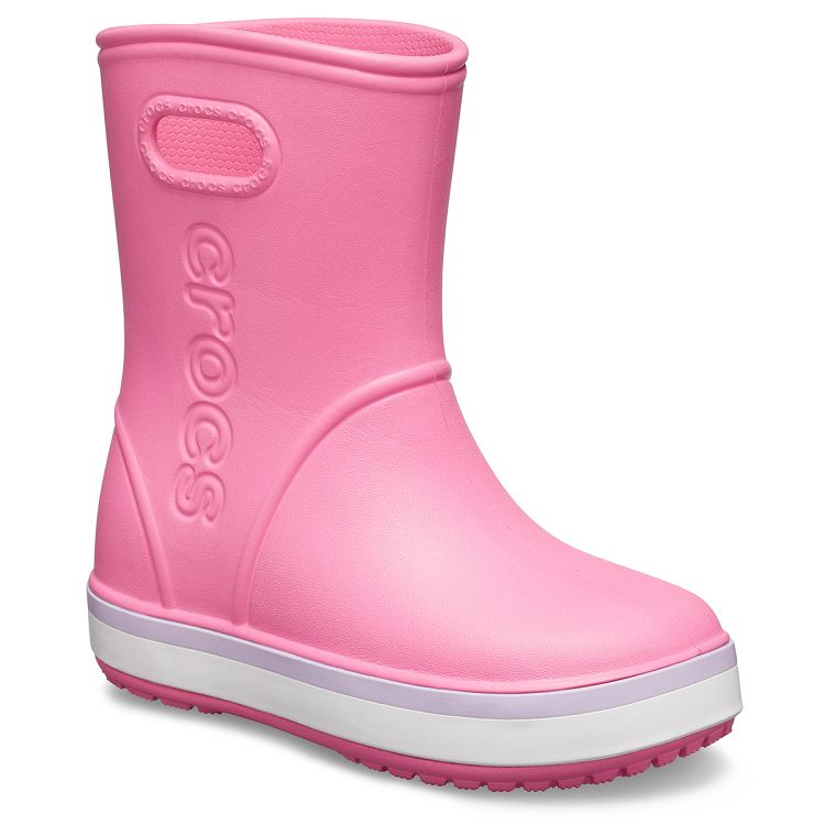 Crocband Rain Boot K - Pink Lemonade/Lavender