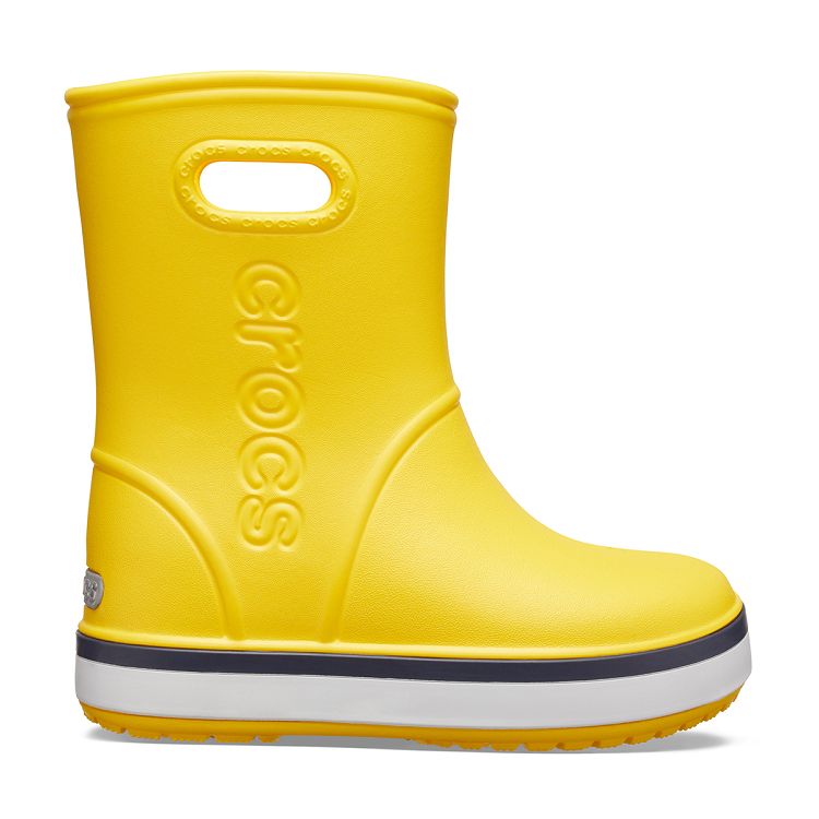 Crocband Rain Boot K - Yellow/Navy