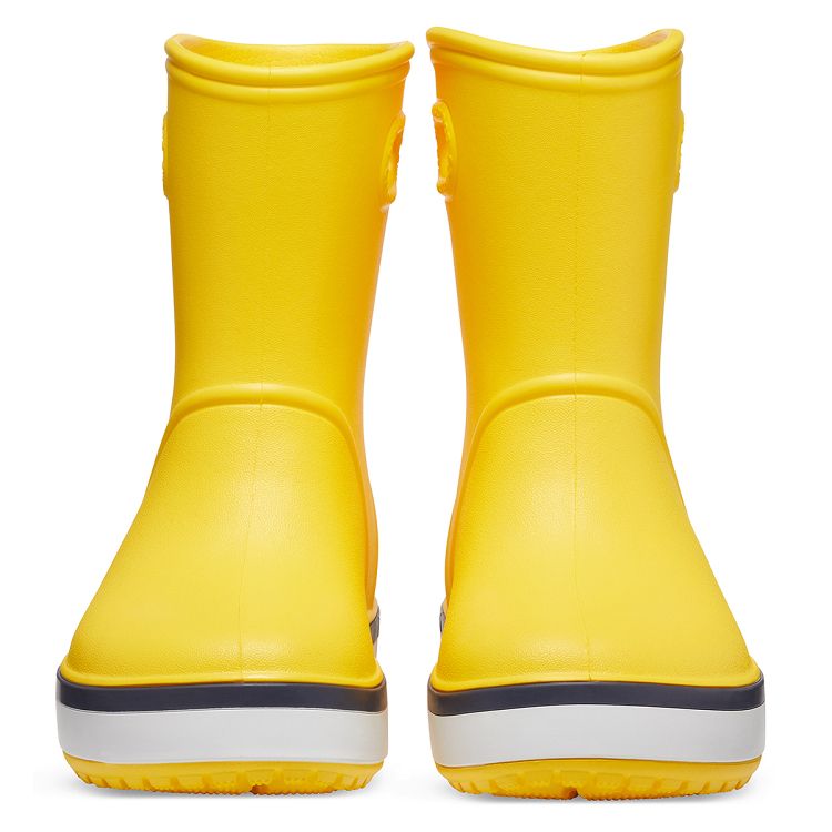 Crocband Rain Boot K - Yellow/Navy