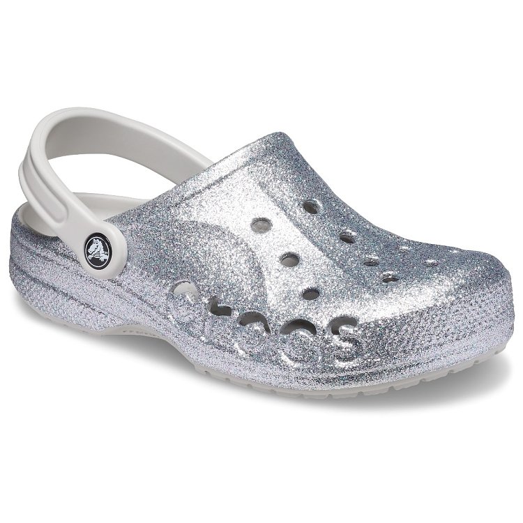 Baya Glitter Clog - Silver Glitter