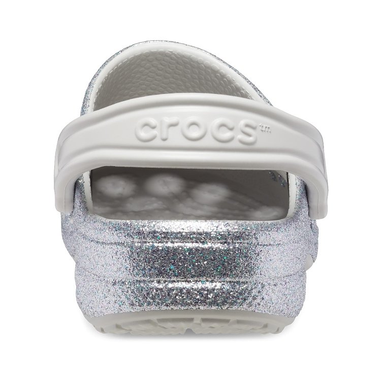 Baya Glitter Clog - Silver Glitter
