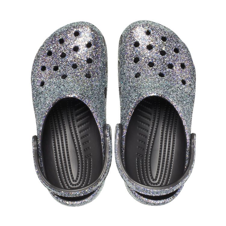 Classic Glitter Clog - Black/Multi