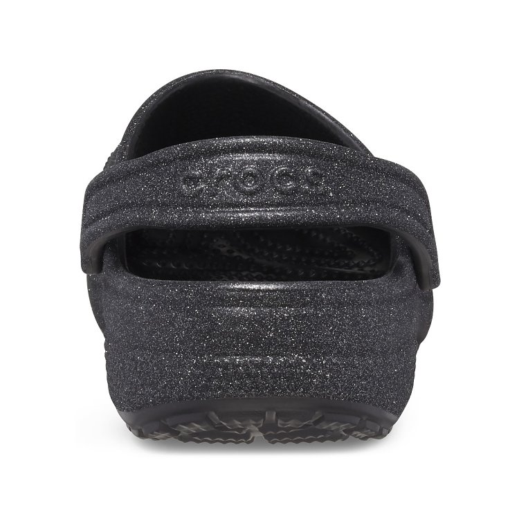 Classic Glitter Clog - Black Glitter