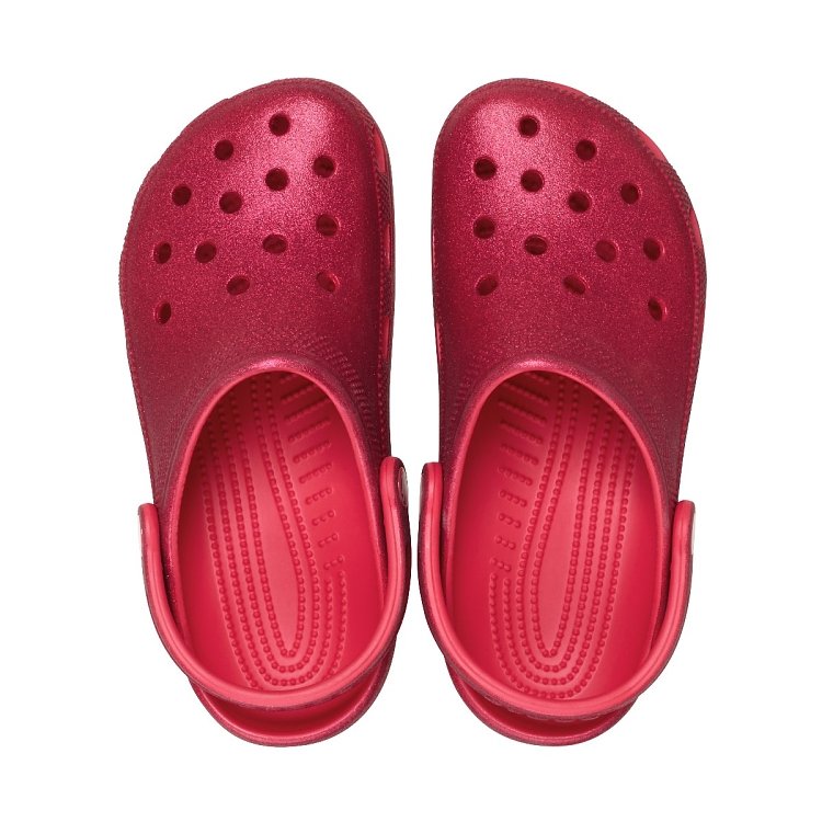 Classic Glitter Clog - Digital Raspberry Glitter