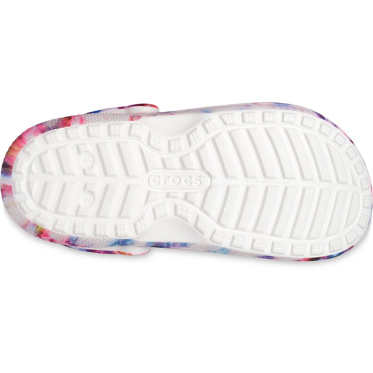 Classic Lined Tie Dye Clog - Garnet/Multi