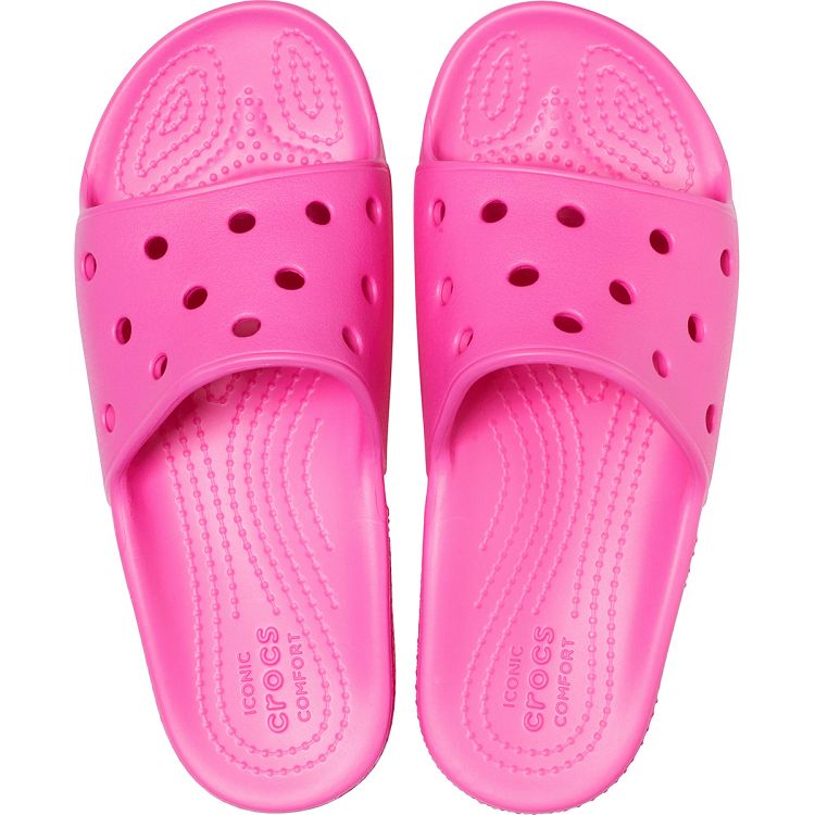 Classic Crocs Slide K - Electric Pink