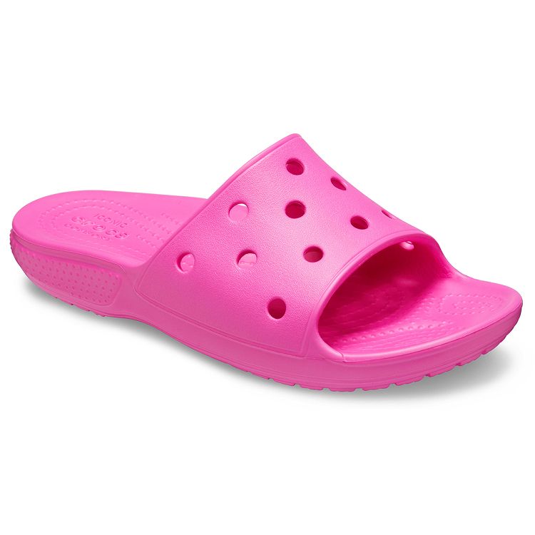 Classic Crocs Slide K - Electric Pink