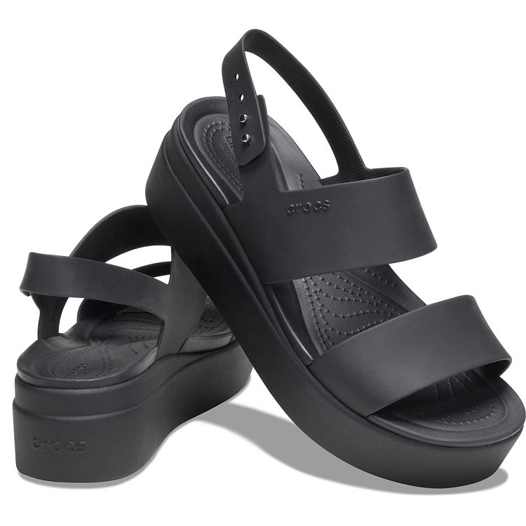 Brooklyn Low Wedge - Black/Black