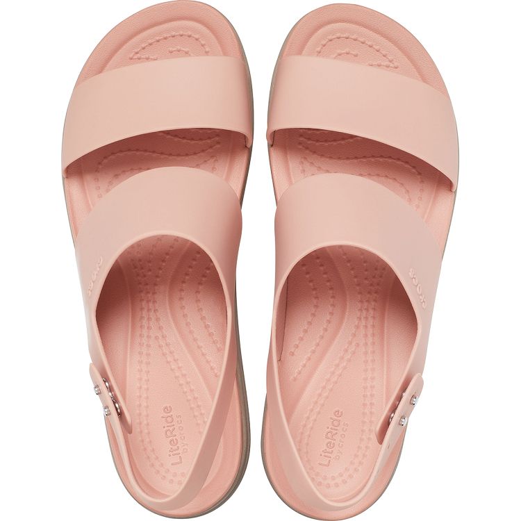 Brooklyn Low Wedge - Pale Blush/Mushroom