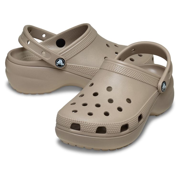 Classic Platform Clog W - Taupe