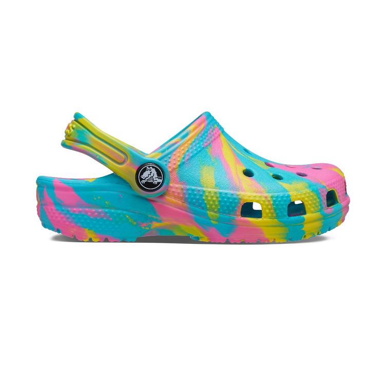 Classic Marbled Clog T - Digital Aqua/Multi