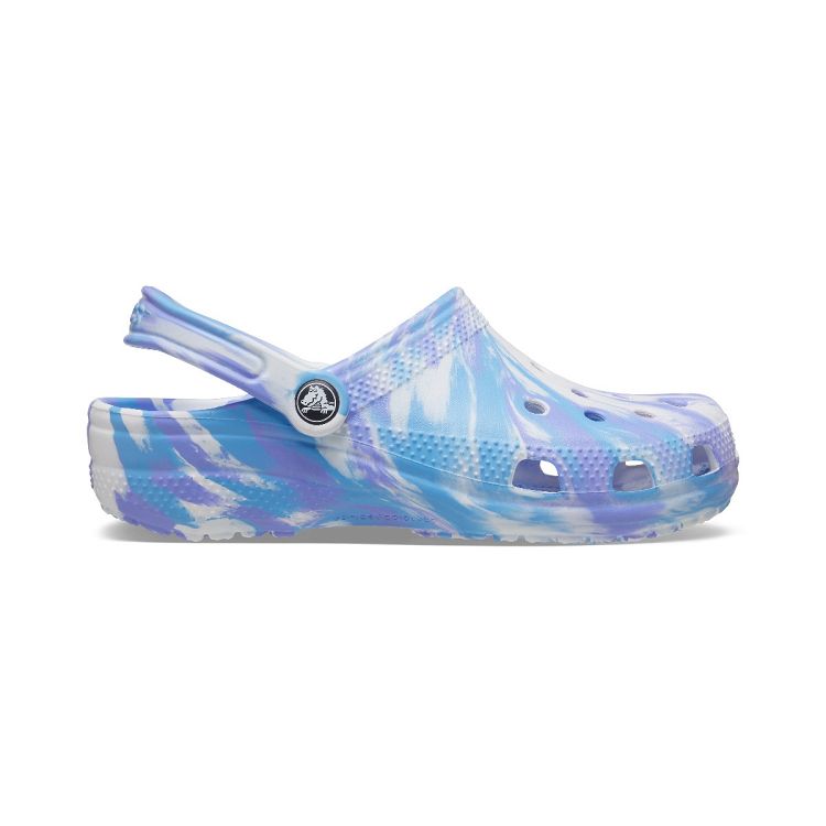 Classic Marbled Clog - White/Oxygen