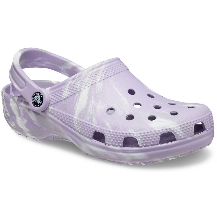 Classic Marbled Clog - Lavender/Multi