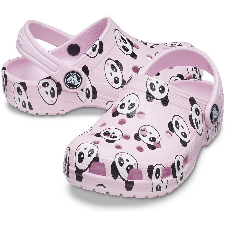 Classic Panda Print Clog K - Ballerina Pink