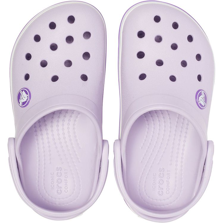Crocband Clog T - Lavender/Neon Purple