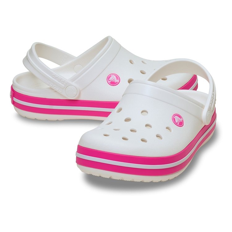 Crocband Clog T - White/Pink Crush