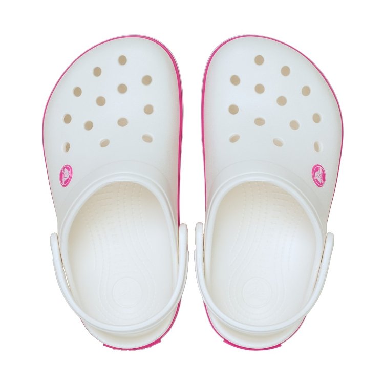 Crocband Clog T - White/Pink Crush